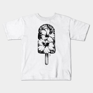 Floral Popsicle II (Hibiscus) Kids T-Shirt